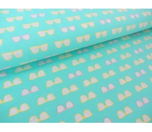 Jersey - Glitzer Sonnenbrillen mint